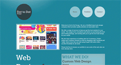 Desktop Screenshot of dottodotdesign.co.uk
